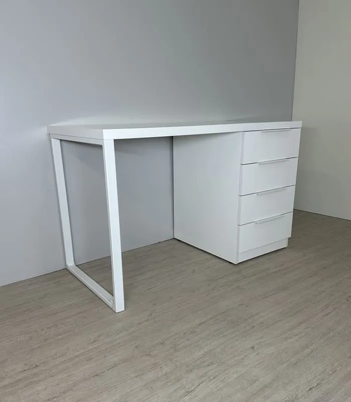 Стол письменный белый-1